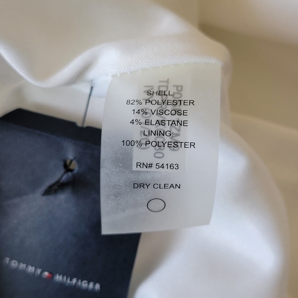 Tommy Hilfiger White mini dress size 6P NEW - Picture 5 of 7